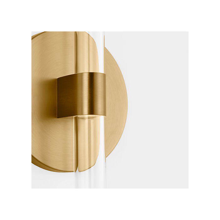 Generation Lighting Silas 18 Inch Sconce In Burnished Brass (SLW1092BBS)