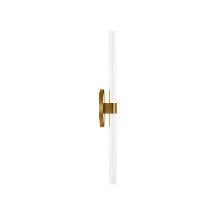 Generation Lighting Silas 18 Inch Sconce In Burnished Brass (SLW1092BBS)