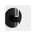Generation Lighting Silas 18 Inch Sconce In Midnight Black (SLW1092MBK)