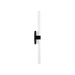 Generation Lighting Silas 18 Inch Sconce In Midnight Black (SLW1092MBK)