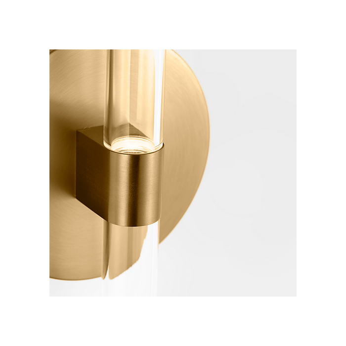 Generation Lighting Silas 24 Inch Sconce In Burnished Brass (SLW1102BBS)
