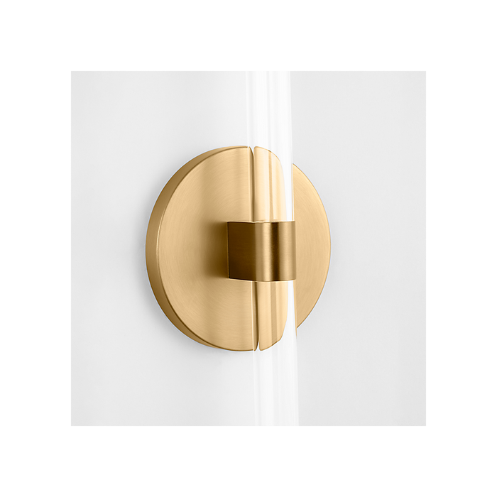Generation Lighting Silas 24 Inch Sconce In Burnished Brass (SLW1102BBS)