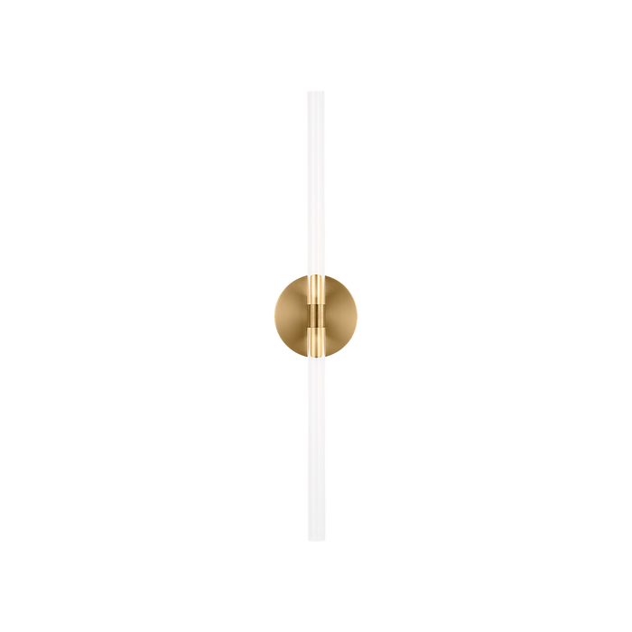 Generation Lighting Silas 24 Inch Sconce In Burnished Brass (SLW1102BBS)