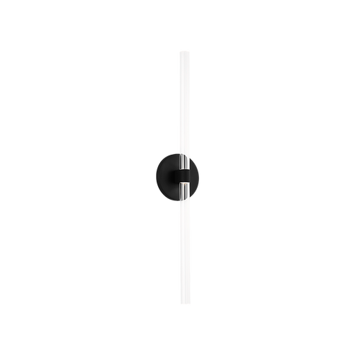 Generation Lighting Silas 24 Inch Sconce In Midnight Black (SLW1102MBK)