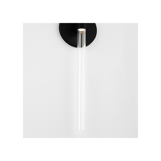 Generation Lighting Silas 24 Inch Sconce In Midnight Black (SLW1102MBK)