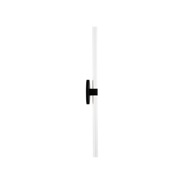 Generation Lighting Silas 24 Inch Sconce In Midnight Black (SLW1102MBK)