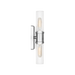 Generation Lighting Keaton 16 Inch Bath Fixture In Chrome With Clear Crackle Glass (4465002CC-05)