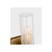 Generation Lighting Keaton 16 Inch Bath Fixture In Brushed Nickel With Clear Crackle Glass (4465002CC-962)