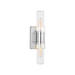 Generation Lighting Keaton 16 Inch Bath Fixture In Chrome With Clear Fluted Glass (4465002CF-05)