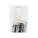 Generation Lighting Keaton 16 Inch Bath Fixture In Chrome With Clear Fluted Glass (4465002CF-05)