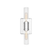 Generation Lighting Keaton 16 Inch Bath Fixture In Chrome With Clear Fluted Glass (4465002CF-05)