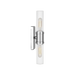 Generation Lighting Keaton 16 Inch Bath Fixture In Chrome With Clear Fluted Glass (4465002CF-05)