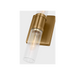 Generation Lighting Keaton 16 Inch Bath Fixture In Satin Brass With Clear Fluted Glass (4465002CF-848)