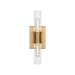 Generation Lighting Keaton 16 Inch Bath Fixture In Satin Brass With Clear Fluted Glass (4465002CF-848)