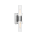 Generation Lighting Keaton 16 Inch Bath Fixture In Brushed Nickel With Clear Fluted Glass (4465002CF-962)