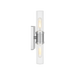 Generation Lighting Keaton 16 Inch Bath Fixture In Brushed Nickel With Clear Fluted Glass (4465002CF-962)