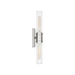 Generation Lighting Keaton 20 Inch Vanity Sconce In Chrome With Clear Crackle Glass (4565002CC-05)