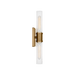 Generation Lighting Keaton 20 Inch Vanity Sconce In Satin Brass With Clear Crackle Glass (4565002CC-848)
