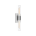 Generation Lighting Keaton 20 Inch Vanity Sconce In Brushed Nickel With Clear Crackle Glass (4565002CC-962)