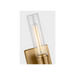 Generation Lighting Keaton 20 Inch Vanity Sconce In Satin Brass With Clear Fluted Glass (4565002CF-848)