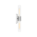 Generation Lighting Keaton 20 Inch Vanity Sconce In Brushed Nickel With Clear Fluted Glass (4565002CF-962)