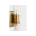 Generation Lighting Keaton 30 Inch Vanity Sconce In Satin Brass With Clear Crackle Glass (4665002CC-848)