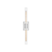 Generation Lighting Keaton 30 Inch Vanity Sconce In Chrome With Clear Fluted Glass (4665002CF-05)