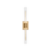 Generation Lighting Keaton 30 Inch Vanity Sconce In Satin Brass With Clear Fluted Glass (4665002CF-848)