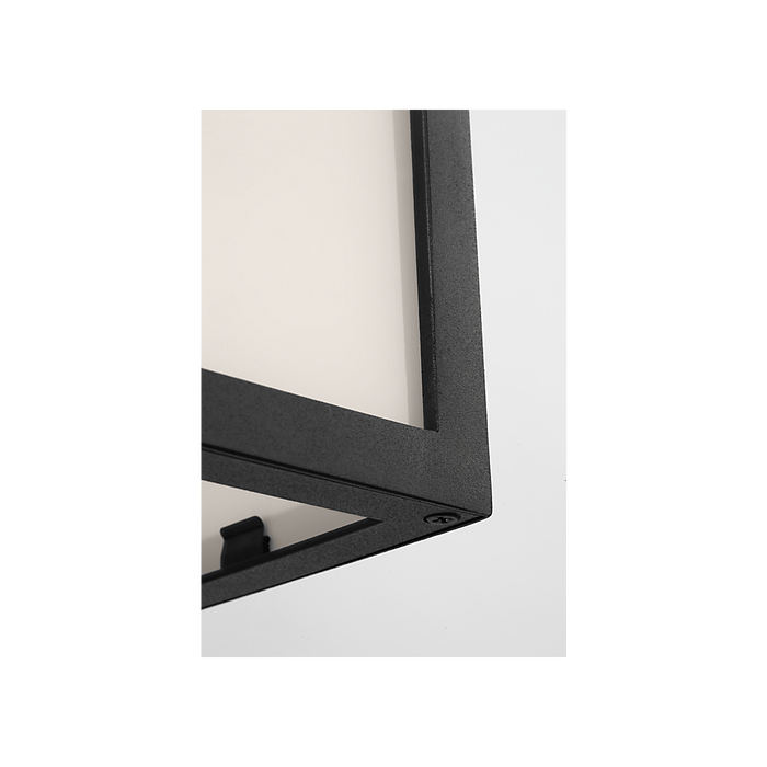 Generation Lighting Sesha 16 Inch Wall Lantern In Textured Black (SLO1371TXB)