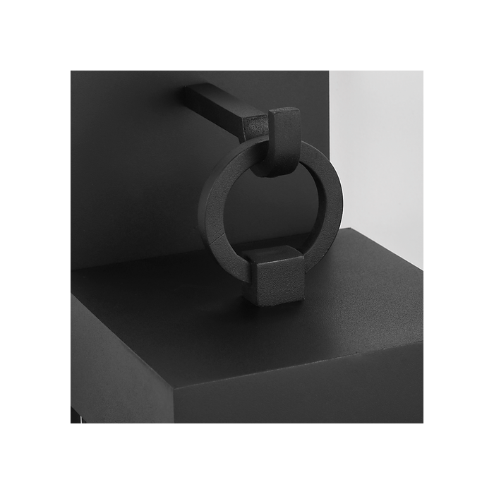 Generation Lighting Sesha 16 Inch Wall Lantern In Textured Black (SLO1371TXB)