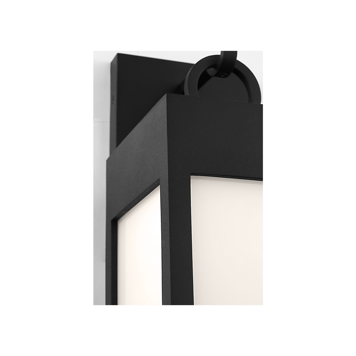 Generation Lighting Sesha 16 Inch Wall Lantern In Textured Black (SLO1371TXB)