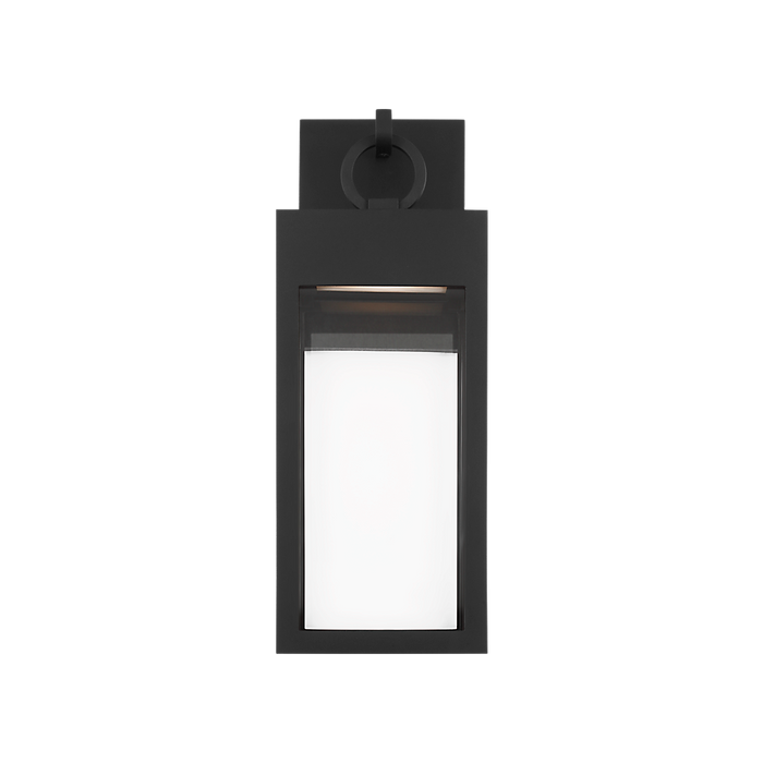 Generation Lighting Sesha 16 Inch Wall Lantern In Textured Black (SLO1371TXB)