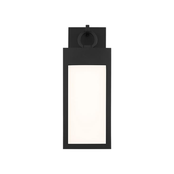 Generation Lighting Sesha 16 Inch Wall Lantern In Textured Black (SLO1371TXB)