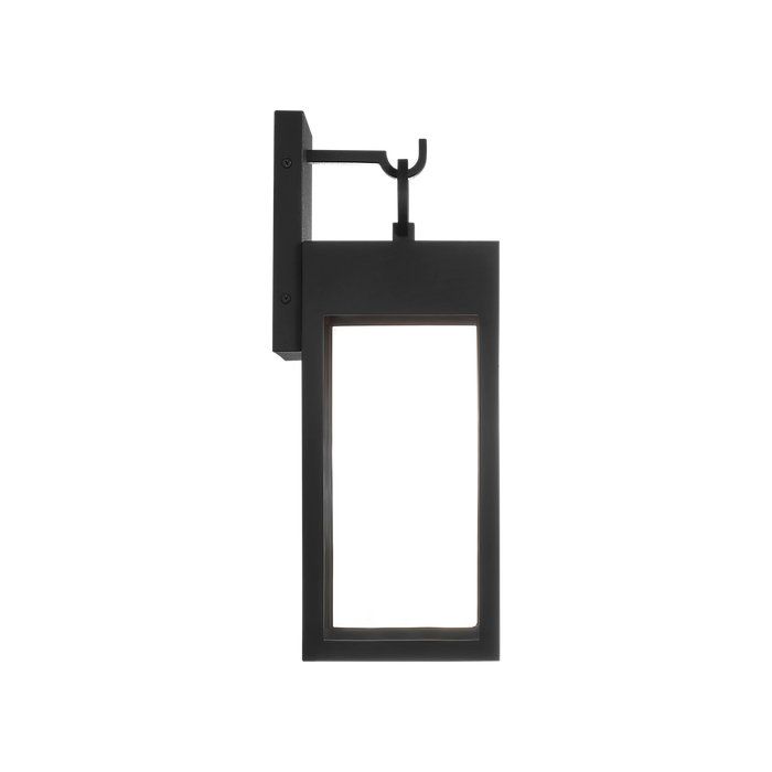 Generation Lighting Sesha 16 Inch Wall Lantern In Textured Black (SLO1371TXB)