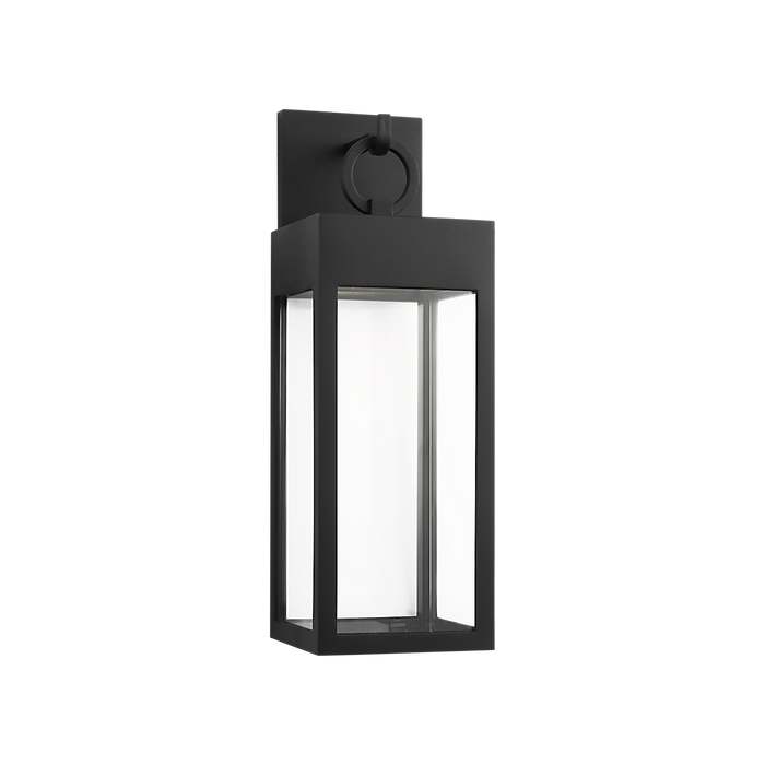 Generation Lighting Sesha 20 Inch Wall Lantern In Textured Black (SLO1381TXB)