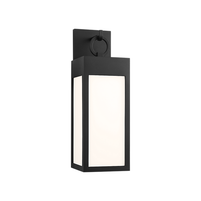 Generation Lighting Sesha 20 Inch Wall Lantern In Textured Black (SLO1381TXB)