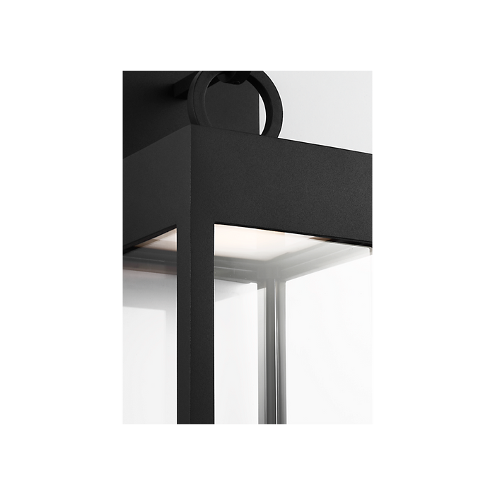 Generation Lighting Sesha 20 Inch Wall Lantern In Textured Black (SLO1381TXB)