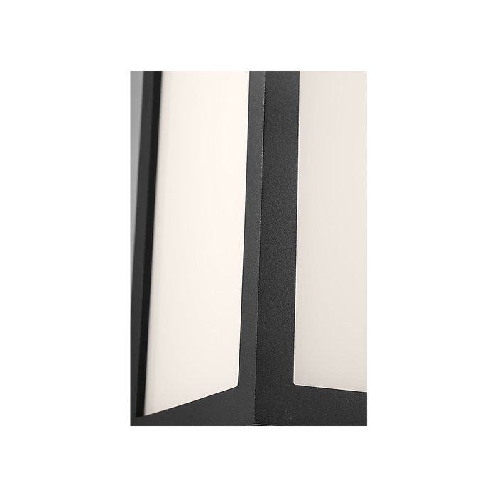 Generation Lighting Sesha 20 Inch Wall Lantern In Textured Black (SLO1381TXB)