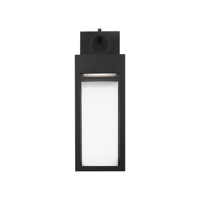 Generation Lighting Sesha 20 Inch Wall Lantern In Textured Black (SLO1381TXB)
