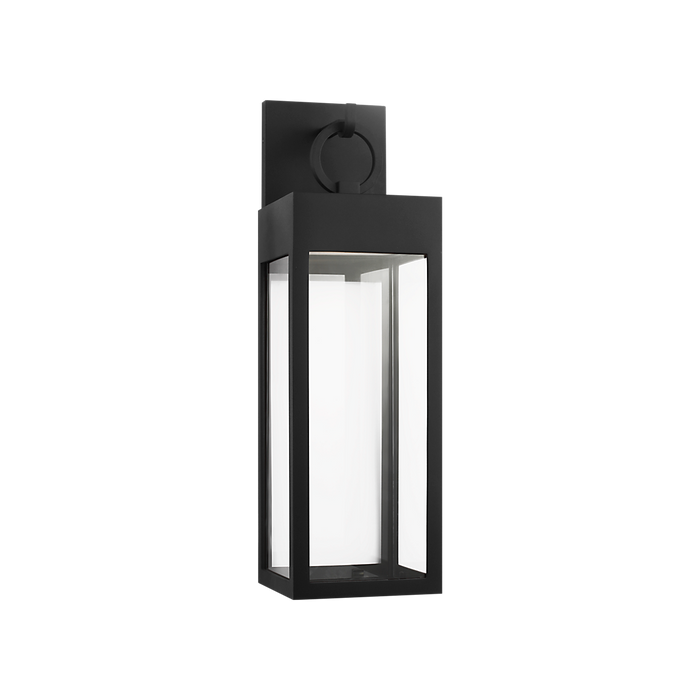Generation Lighting Sesha 27 Inch Wall Lantern In Textured Black (SLO1391TXB)