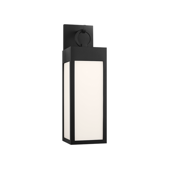 Generation Lighting Sesha 27 Inch Wall Lantern In Textured Black (SLO1391TXB)