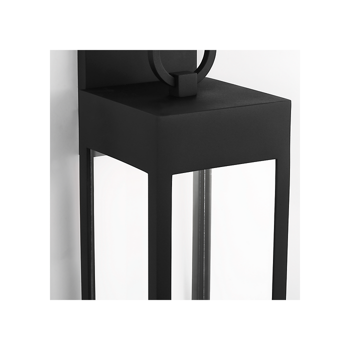 Generation Lighting Sesha 27 Inch Wall Lantern In Textured Black (SLO1391TXB)