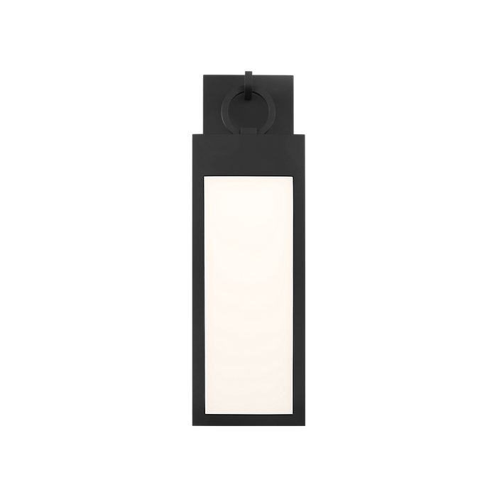 Generation Lighting Sesha 27 Inch Wall Lantern In Textured Black (SLO1391TXB)
