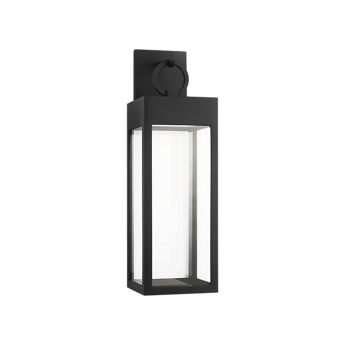 Generation Lighting Sesha 30 Inch Wall Lantern In Textured Black (SLO1401TXB)