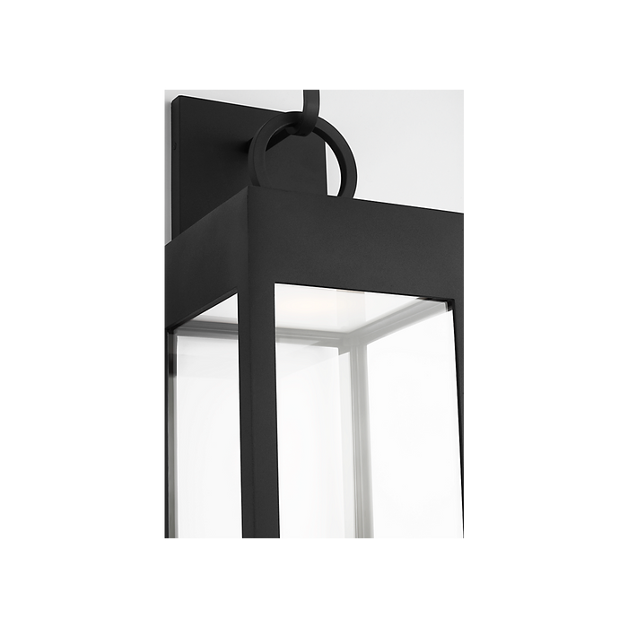 Generation Lighting Sesha 30 Inch Wall Lantern In Textured Black (SLO1401TXB)