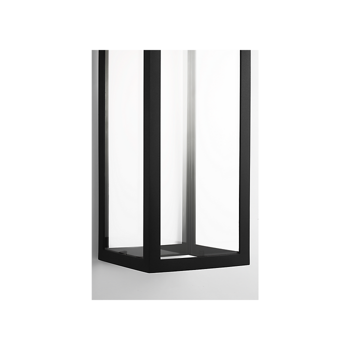 Generation Lighting Sesha 30 Inch Wall Lantern In Textured Black (SLO1401TXB)