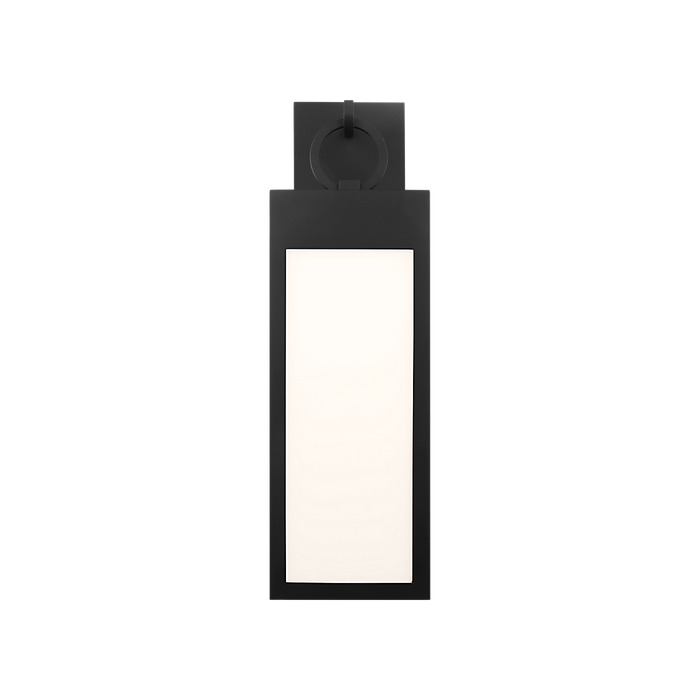 Generation Lighting Sesha 30 Inch Wall Lantern In Textured Black (SLO1401TXB)