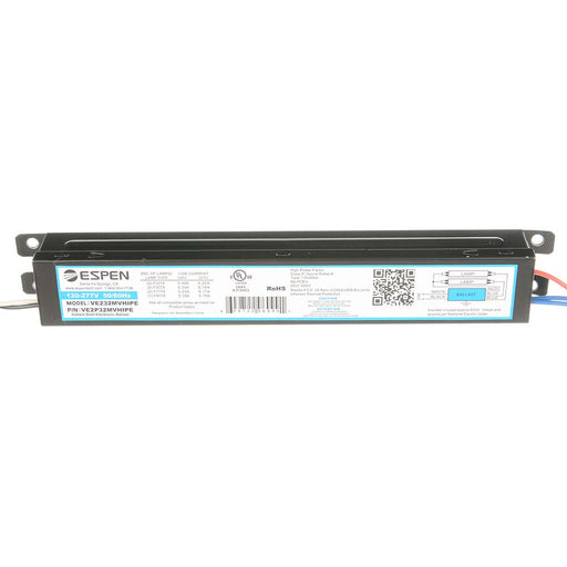 Espen Fluorescent Electronic Ballast Input 120V-277V High Power Factor 2-Lamp NBF (VE2P32MVHIPE)