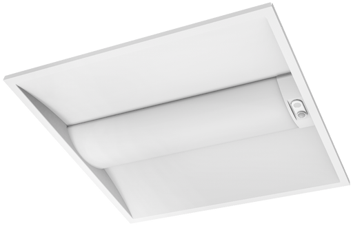 Litetronics 2X2 LED Volumetric Troffer Wattage/CCT Selectable 18W/20W/25W/30W/36W 3000K/3500K/4000K/5000K/6000K 120-277V 80 CRI White With Sensor Socket (VLT2S)