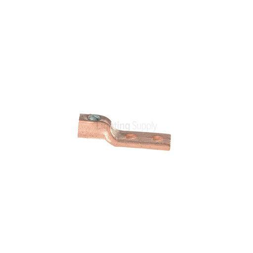 ILSCO Copper Mechanical Lug Conductor Range 4-14 1 Port 2 Holes #10 Bolt Size 1/2 Inch Hole Spacing Seamless UL CSA (VT-4-S)